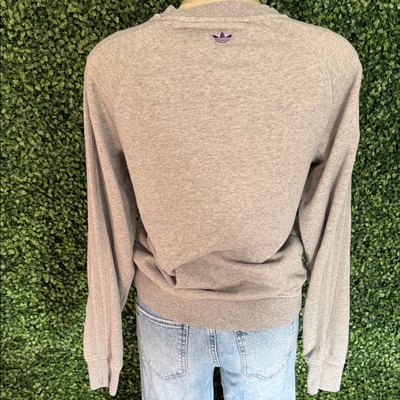 adidas Gray Sacramento Kings Basketball Sweater - Picture 4 of 5